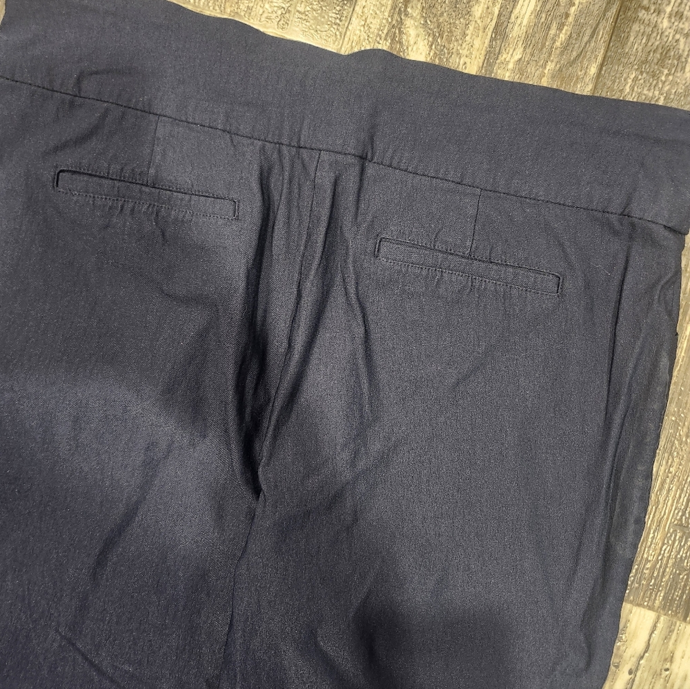 Charter Club Port Shop Classic Fit Navy Pants Size 14 Business Casual Stretch - Picture 8 of 8
